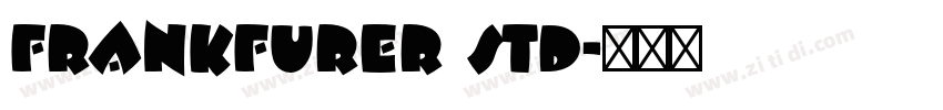 Frankfurer std字体转换